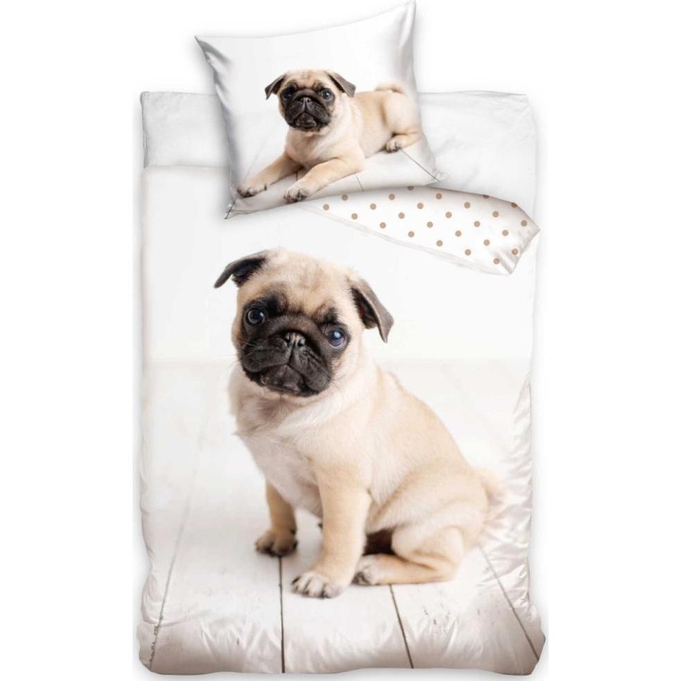 MCU, Kinderbettwäsche, Hunde Sengetøj 140 x 200, 100 procent bomuld