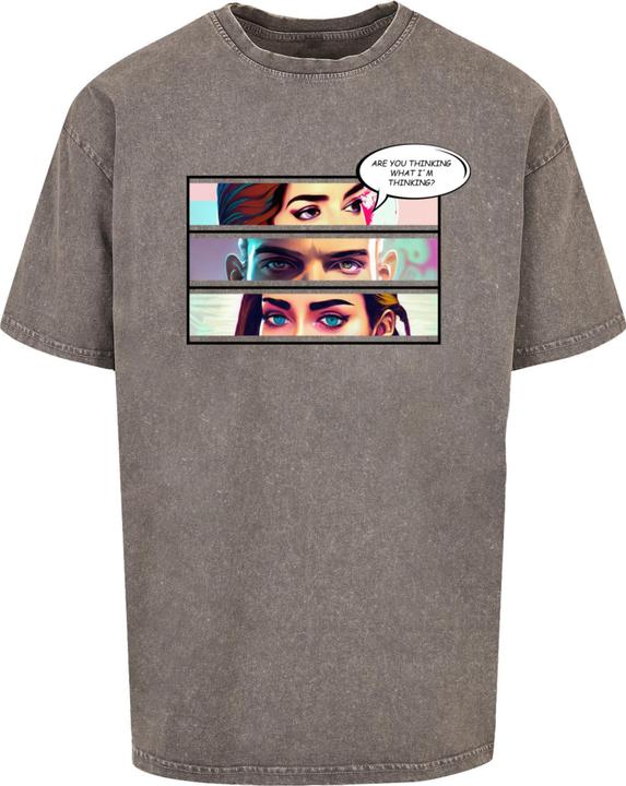 Produktbild Merchcode Thinking Comic Acid Washed Oversized Tee - 116355 (4XL)