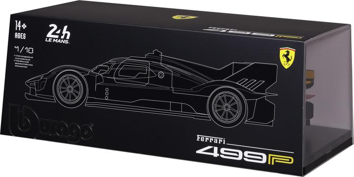 Actual product image Bburago Ferrari Signature 499P LeMans Champ. 2024 1/18 rot