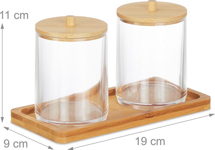 Actual product image Relaxdays bathroom-container-set