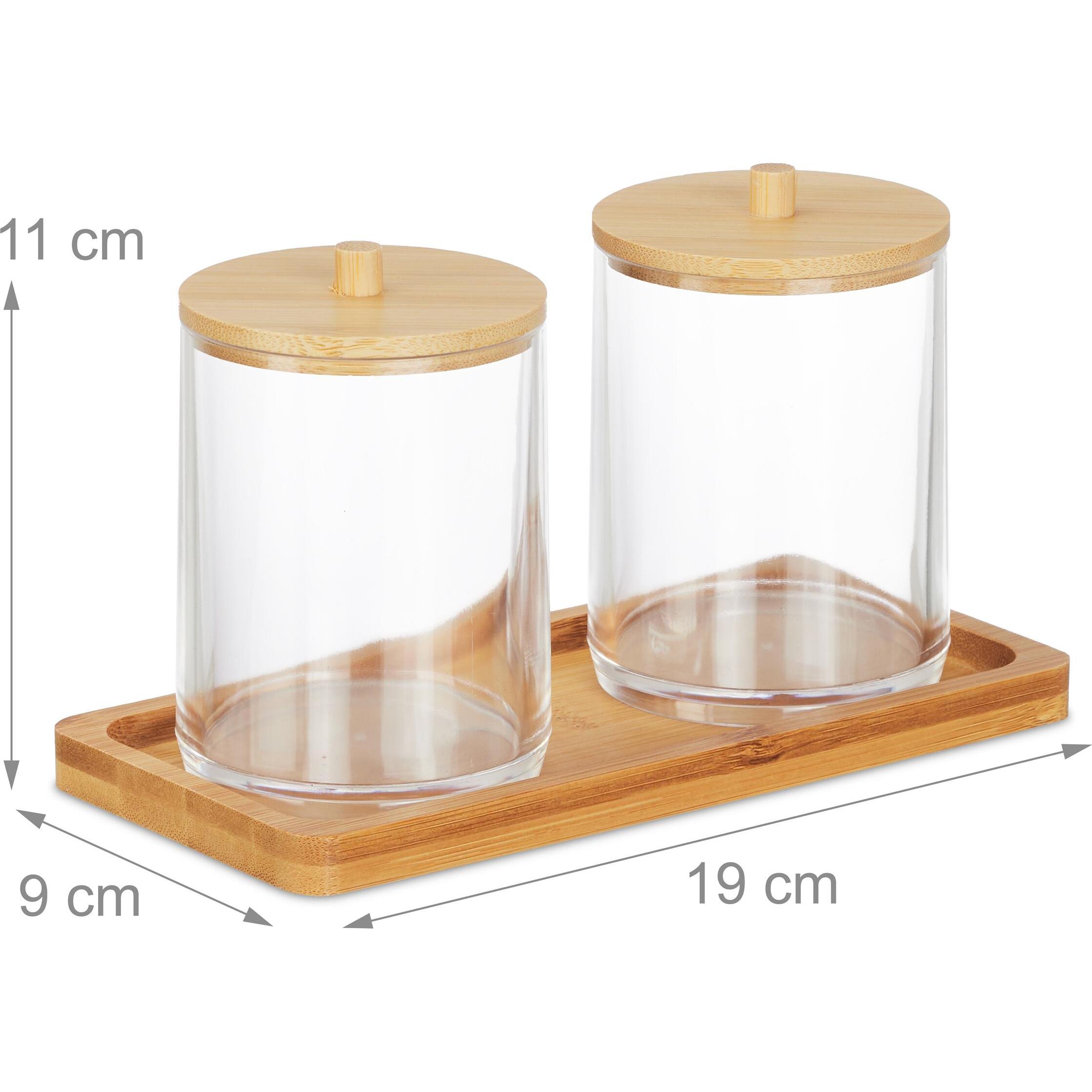 Thumbnail - Relaxdays, Badaufbewahrung, Wattestäbchenbehälter