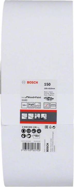 Actual product image Bosch Professional Zubehör PRO X440 sanding belt, 100 x 610 mm, G150 (150)