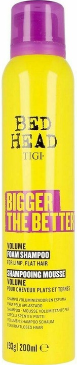 Tigi Bed Head - Bigger The Better Volume Foam Shampoo (200 ml, Flüssiges Shampoo)