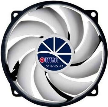 Image du produit Titan Ventilateur Kukri Ventilateur, 95 x 95 x 25 mm, avec signal tachymétrique PWM, palier à manchon (95 mm, 1x)