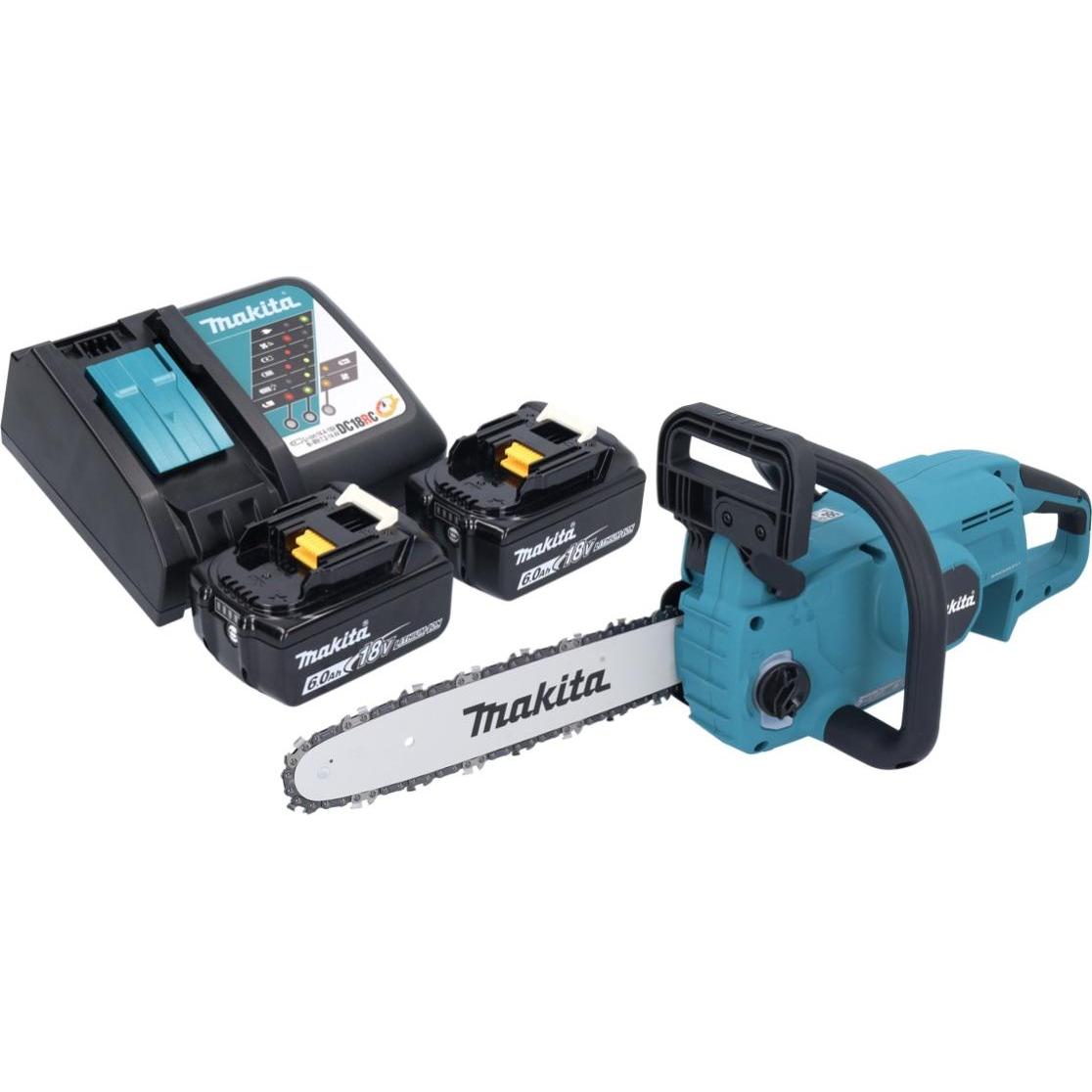 Thumbnail - Makita, Kettensäge, DUC 307 RGX2 Akku Kettensäge 18 V 30 cm 7,7 m/s Brushless + 2x Akku 6,0 Ah + Ladegerät (Akku Kette...