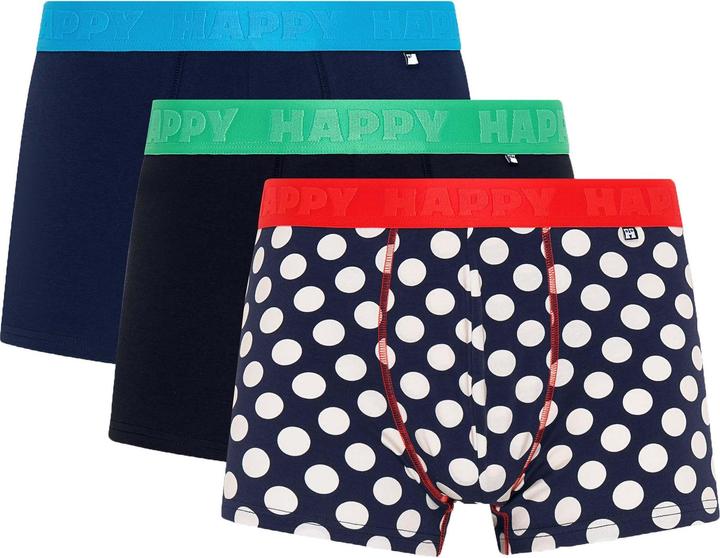 Produktbild Happy Socks 3-Pack Navy Big Dot Short Boxers (S, 3er Pack)