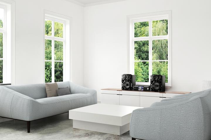 Productafbeelding Panasonic SC-AKX710E-K (WiFi, CD Speler, 1x 2000 W)