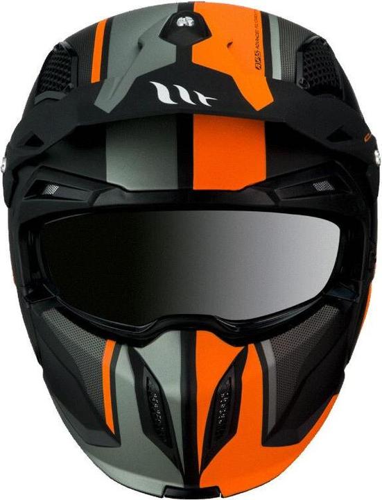 Immagine prodotto MT Helmets casco da motocross monoschermo convertibile con mentoniera rimovibile streetfighter sv twin c4 (ece (54 cm, XS)