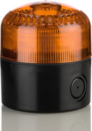Actual product image RS PRO Amber Sounder Beacon, 120 240 V, IP65, Ba