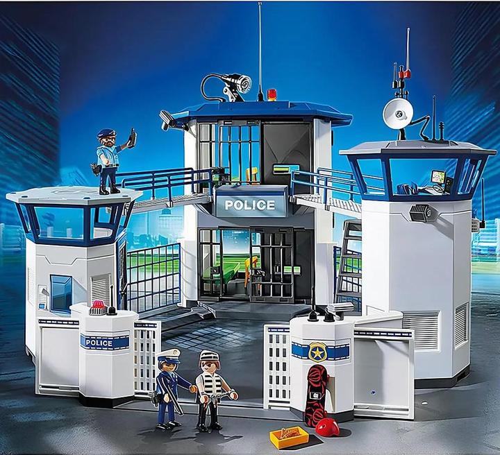 Productafbeelding Playmobil Intl. politiecommandocentrum met gevangenis (6872, Playmobil Stad Actie)