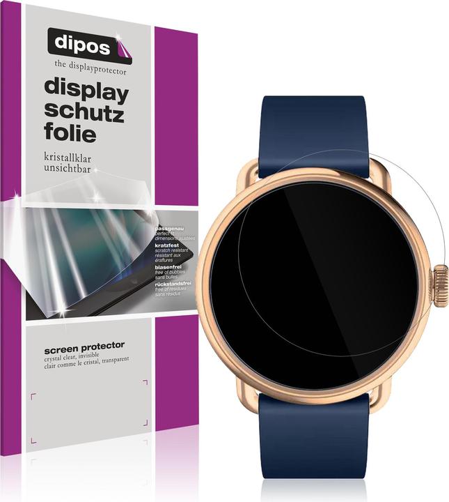 Dipos Schutzfolie Klar für Withings ScanWatch 38mm