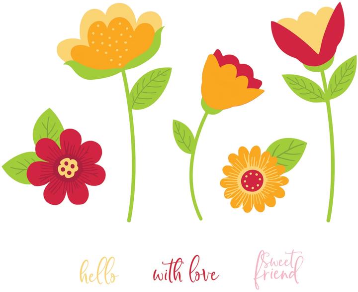 Immagine prodotto Sizzix Clear Stamps Set 22PK - Whimsy Bloom #1 by Catherine Pooler