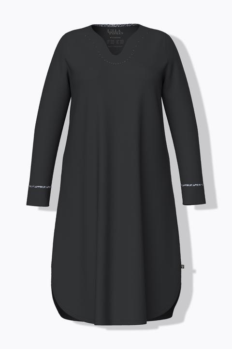 Image du produit Ulla Popken Lot de 2 T-shirts de nuit à col tunisien et manches longues (42, 44)