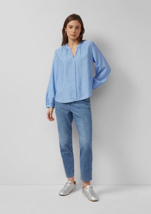 Immagine prodotto s.Oliver Bluse Viskosebluse mit Raffung und All-over-Print (38)