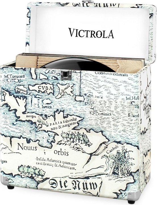 Immagine prodotto Victrola VSC-20 Bandiera del Regno Unito per l'archiviazione dei record (Giradischi)
