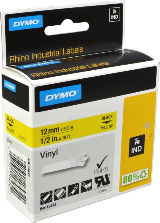 Produktbild Dymo Schriftband-Kassette Rhino IND (1.20 cm, Mehrfarbig)
