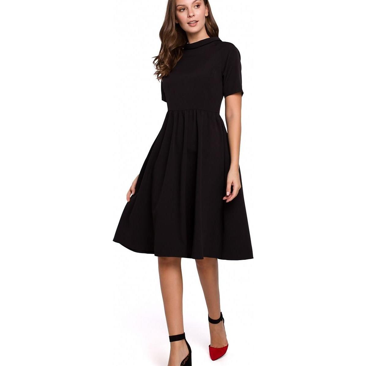 Makover, Damen, Kleider, Alltagskleid, Schwarz, (L)