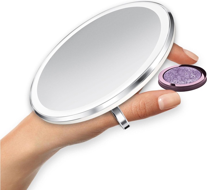 Immagine prodotto Simplehuman Specchio cosmetico con sensore compatto bianco