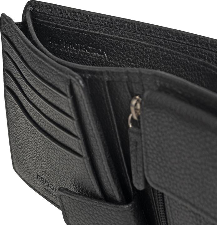 Produktbild Redolz Leather Essentials QF Geldbörse RFID Leder 12 cm ausklappbar mit Reissverschlussfach