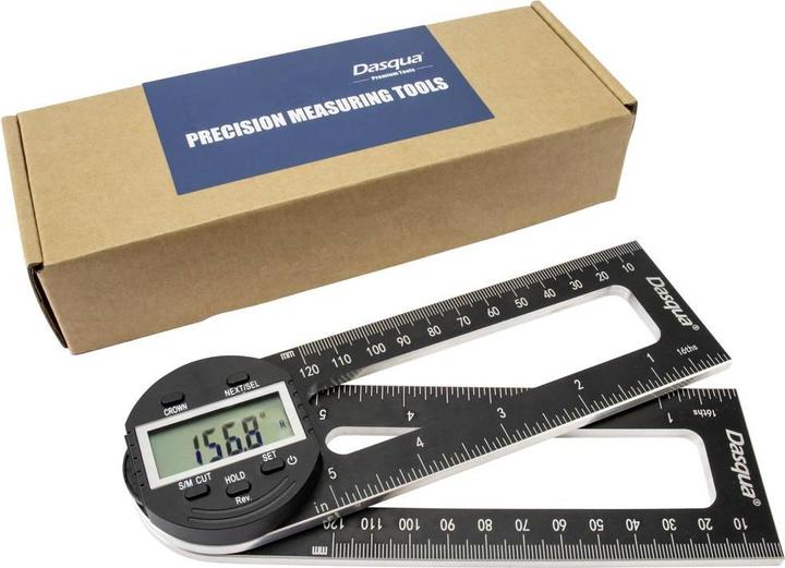 Produktbild Dasqua 1804-6771 Digitaler Winkelmesser für Gehrungssägen 280 mm 360 ° 1 St.