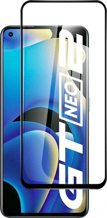 Produktbild Screenguard Realme GT Neo2 Full Screen Panzerglas Schutzfolie 2.5D 9H (1 Stk., Realme GT Neo 2)