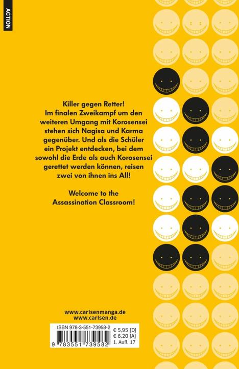 Produktbild Assassination Classroom 17 (Deutsch, Yusei Matsui, 2017)