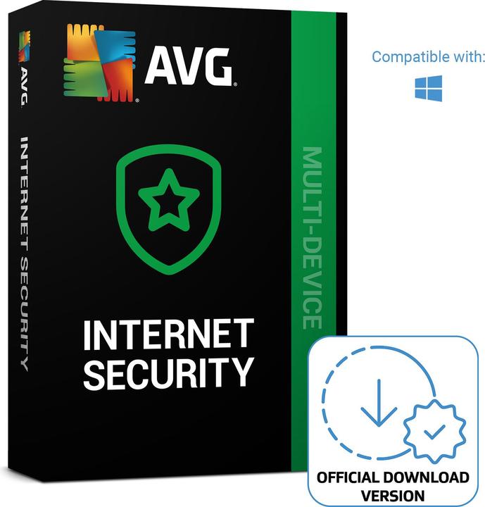 Produktbild Avast AVG Internet Security (10 User, 10 Geräte/User, 12 Monate)