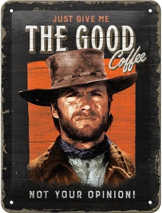 Produktbild Nostalgic-Art Merchandising Schild The Good Coffee 15 cm x 20 cm, Metall (2 x 16 x 21 cm)