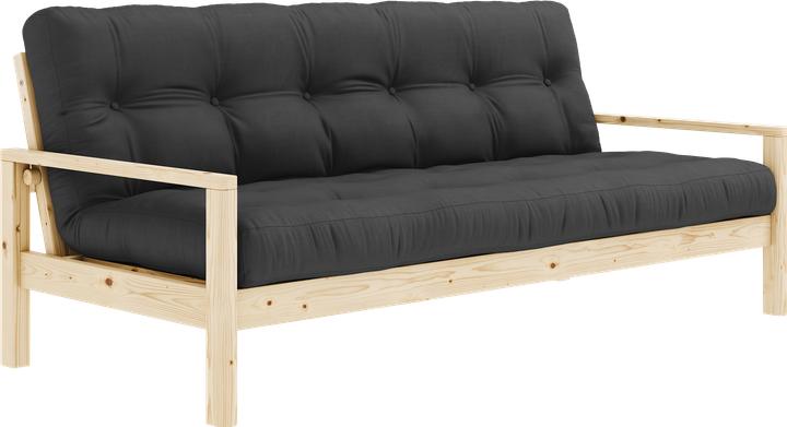 101 Clear Lacquered Pine / 734 Dark Grey