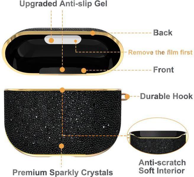 Actual product image Kingxbar Crystal Fabric Series (Headphone sleeve)