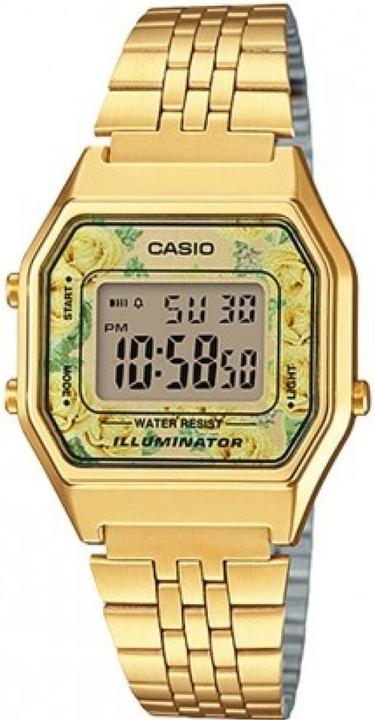 Casio Vintage Lady Gold Flowers