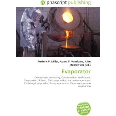 Evaporator, Fachbücher von Agnes F. Vandome, Frederic P. Miller, John McBrewster