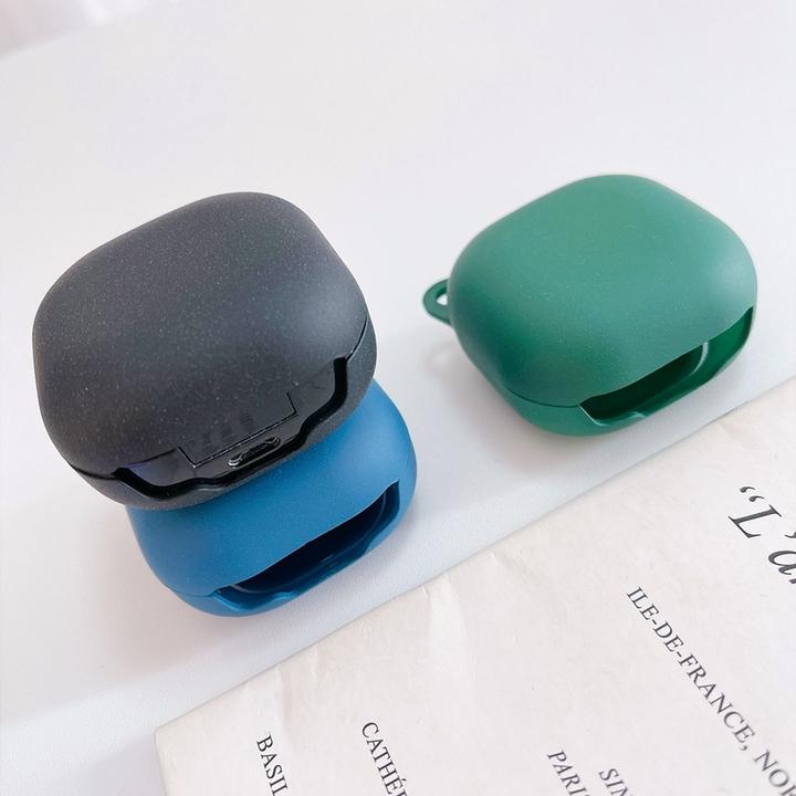 Produktbild König Design Schutz Hülle für Samsung Galaxy Buds Live Tasche Case Cover Etui 360 Grad Bumper (Kopfhörer Hülle)