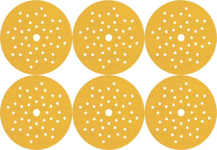 Actual product image Bosch Professional Zubehör EXPERT C470 Sandpaper set for random orbital sander, 150 mm, multi-hole, G 60/120/240, 6 pcs. (60, 240)
