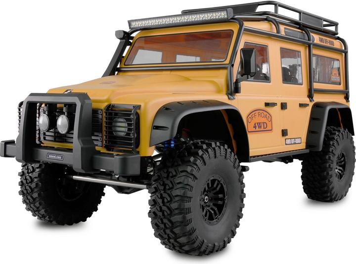 Produktbild Amewi ALLRock H8 Scale Crawler brushless 1:8 ARTR gelb (ARR Almost-Ready-to-Race)
