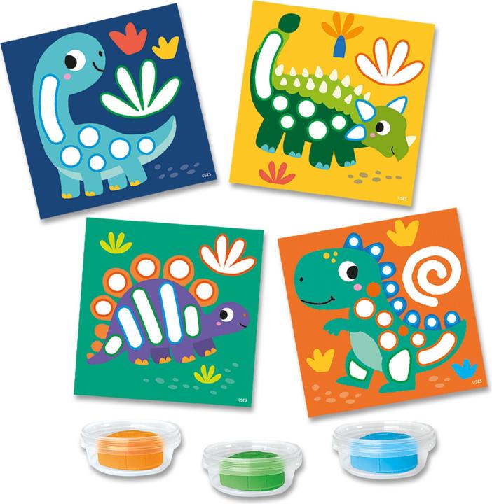 Produktbild Ses My first - Dough activity cards dinos