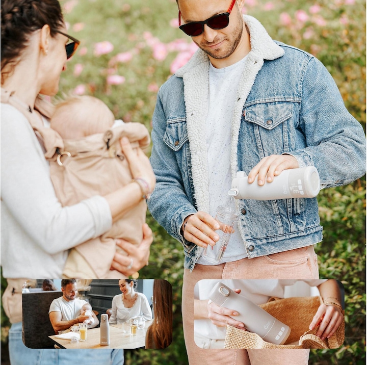 Actual product image Babymoov Chauffe-biberon nomade MOOV & FEED Mineral beige
