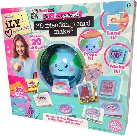 Make it Real WCOOL DIY set 3D Friendship Card Maker