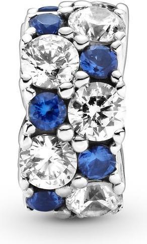 Image du produit Pandora Klares & Blaues Funkeln Clip (Argent 925)