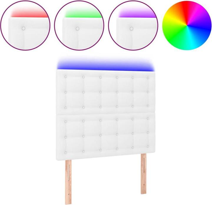 Produktbild vidaXL LED Kopfteil (90 x 5 x 128 cm)