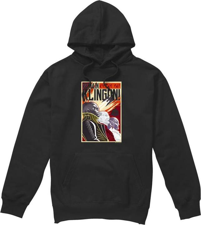 Produktbild Universal Textiles Remain Klingon Kapuzenpullover (M)