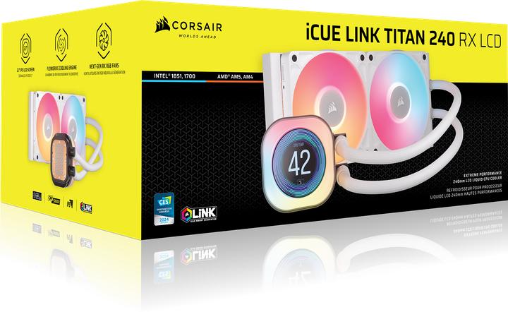 Produktbild Corsair iCUE LINK TITAN 240 RX LCD