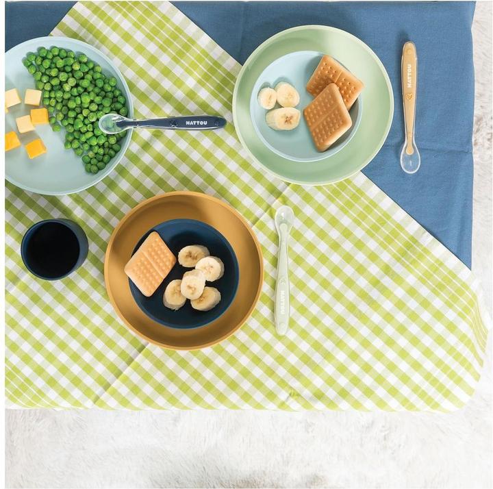 Actual product image Nattou Plate with spoon