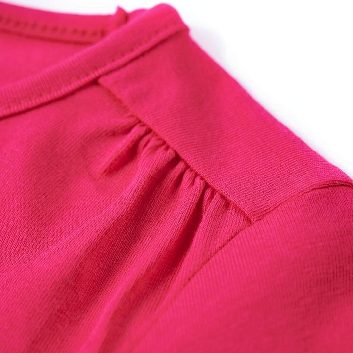 Immagine prodotto VidaXL Camicia a maniche lunghe per bambini rosa acceso 116,Materiale: 95% cotone (116)