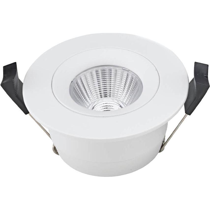 Sigor, Applique + Plafoniera, Luce da incasso LED Argent IP54 BM68/83mm IP54 modulo 9W 3000K 36° 95RA Casambi orientabile bianco