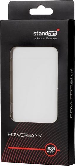Produktbild Standart POWERBANK 10000 MAH PB67 WHITE (10000 mAh)