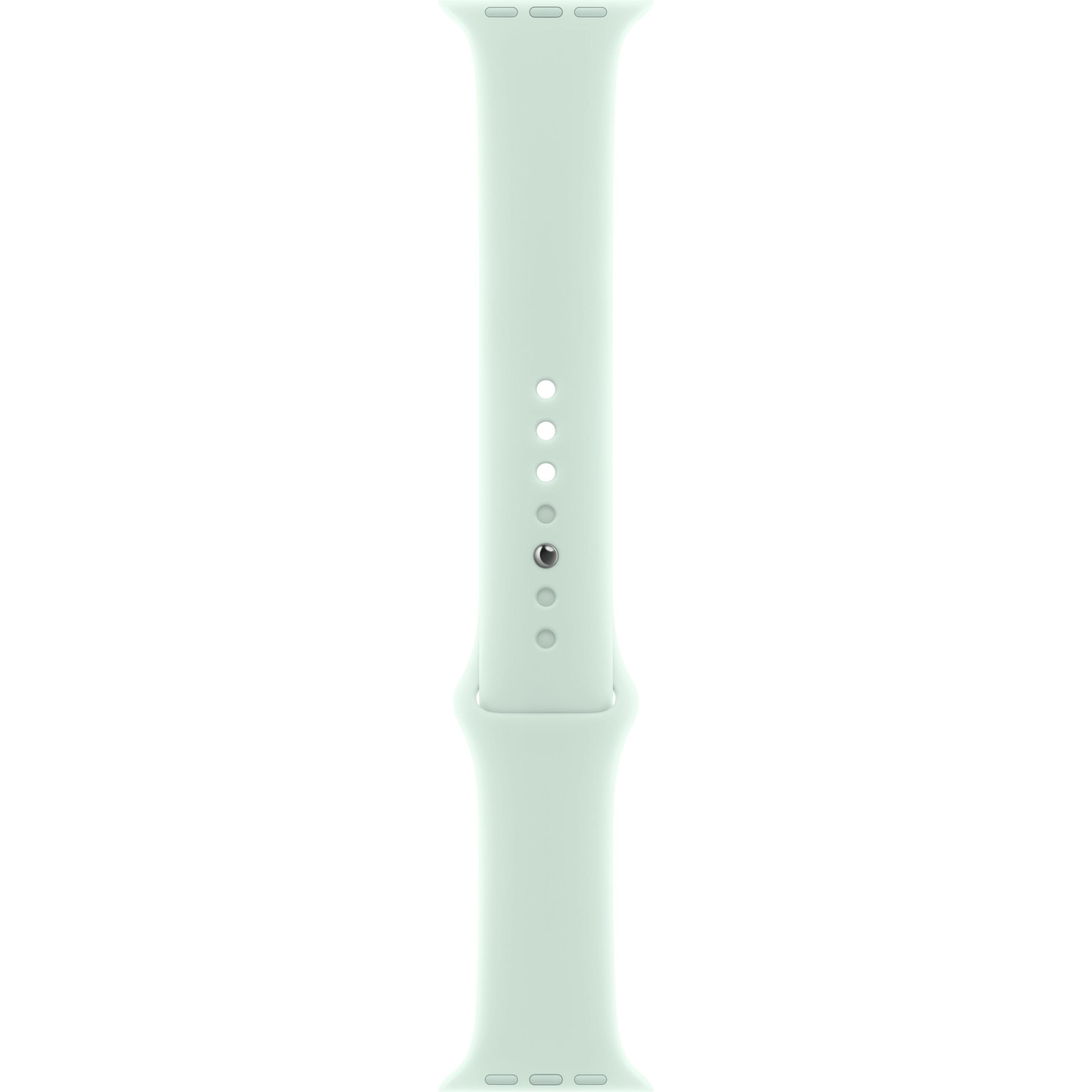 Apple Sport Band (46 mm, Fluorelastomer, Apple Watch Series 10), Uhrenarmband, Blau