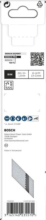 Actual product image Bosch Professional Zubehör PRO Metal Demolition S1025VF blade, 1.25 x 19 x 200 mm, 5 pcs.