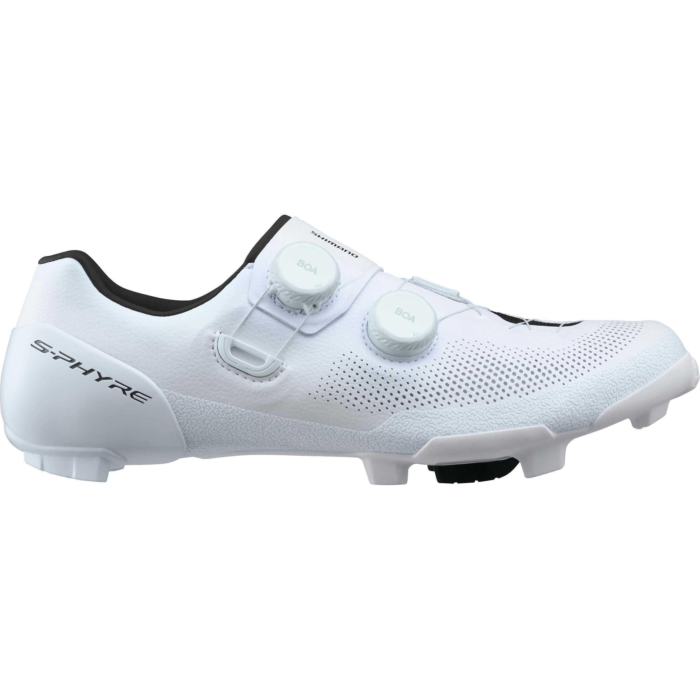 Shimano, Uomini, Scarpe da ciclismo, Men Gravel SH-RX9 S-PHYRE Schuh SPD (45.5), Bianco