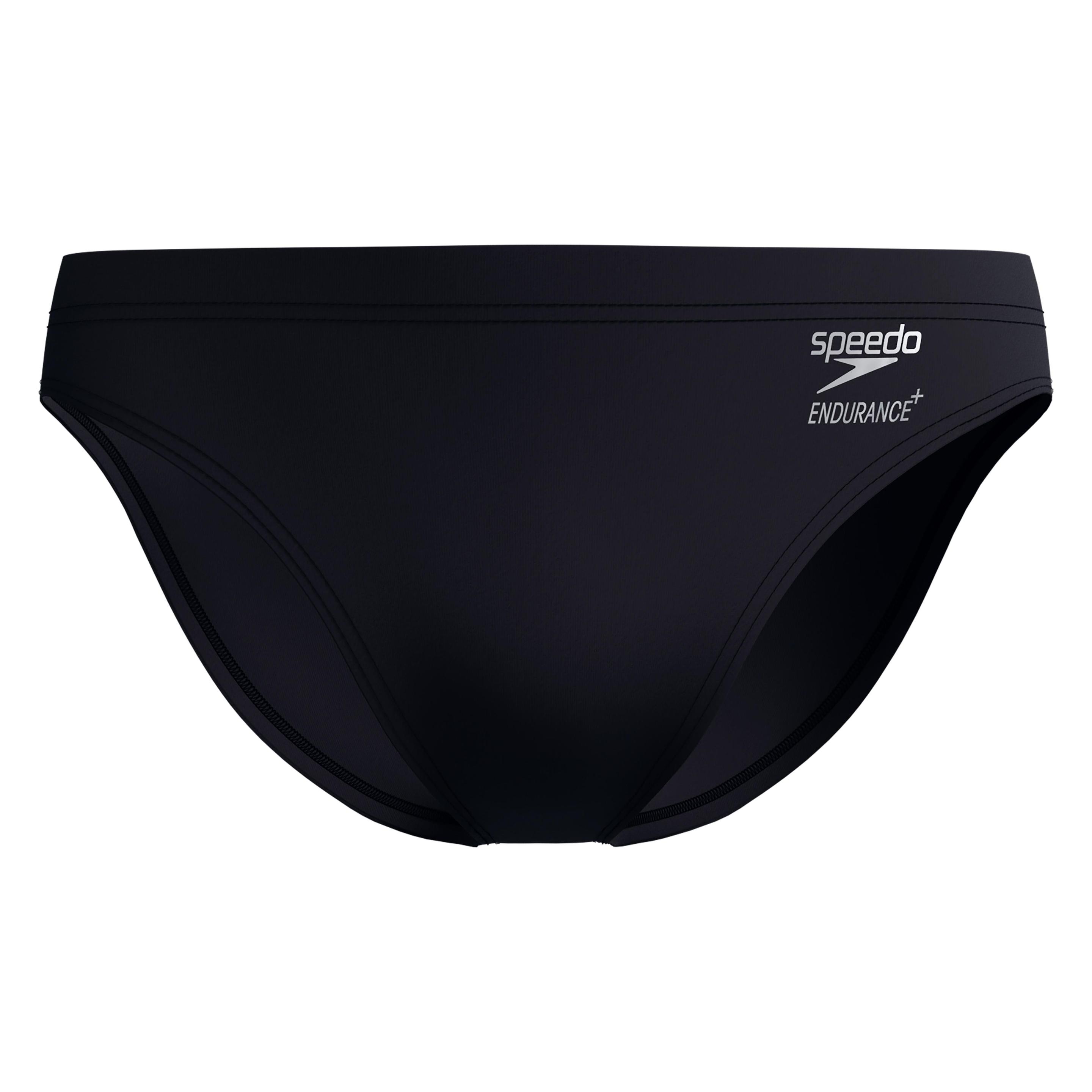 Speedo, Unisex, Badehosen, Solid Brief, Schwarz, (6)
